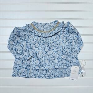 NWT Gil & Niya Floral Print Blouse Top